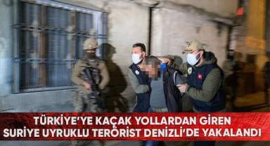 Denizli’de terör operasyonunda 1 kişi tutuklandı