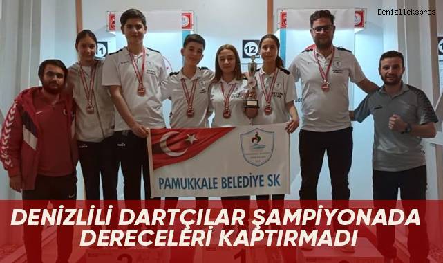 Denizlili dartçılar şampiyonada dereceleri kaptırmadı