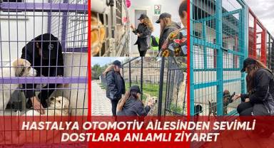 Hastalya Otomotiv ailesinden sevimli dostlara anlamlı ziyaret