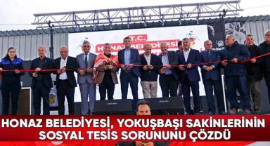 Honaz Belediyesi, Yokuşbaşı sakinlerinin sosyal tesis sorununu çözdü