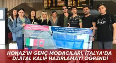 Honaz’ın genç modacıları, İtalya’da dijital kalıp hazırlamayı öğrendi