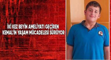 Kazada yaralanan 13 yaşındaki Kemal, 7 gündür yaşama tutunmaya çalışıyor