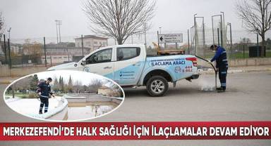 Merkezefendi’de Halk Sağlığı İçin İlaçlamalar Devam Ediyor