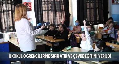 Merkezefendi de İlkokul Öğrencilerine Sıfır Atık Ve Çevre Eğitimi Verildi