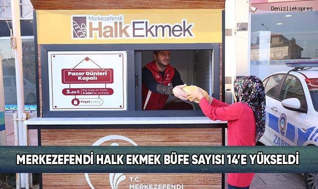 Merkezefendi Halk Ekmek Büfe Sayısı 14’e Yükseldi