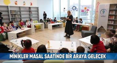 Minikler Masal Saatinde Bir Araya Gelecek