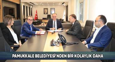 Pamukkale Belediyesi’nden Bir Kolaylık Daha