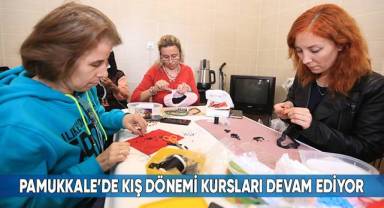 Pamukkale’de Kış Dönemi Kursları Devam Ediyor