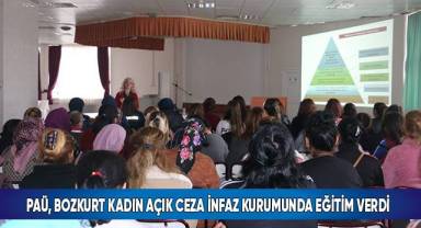 PAÜ, Bozkurt Kadın Açık Ceza İnfaz Kurumunda Eğitim Verdi