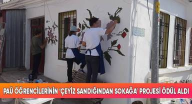 PAÜ Öğrencilerinin ‘Çeyiz Sandığından Sokağa’ Projesi Ödül Aldı