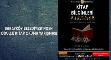 Sarayköy Belediyesi’nden Ödüllü Kitap Okuma Yarışması