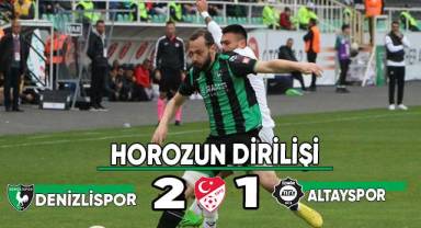 Spor Toto 1. Lig: A. Denizlispor: 2 - Altay: 1