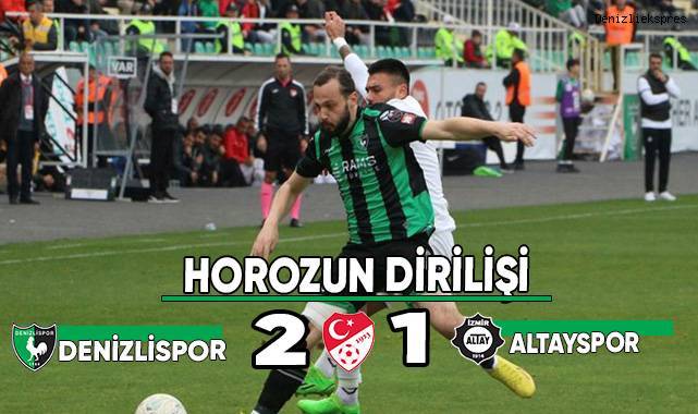 Spor Toto 1. Lig: A. Denizlispor: 2 - Altay: 1