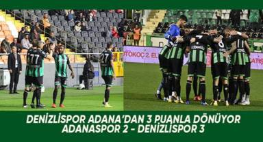 Spor Toto 1. Lig: Adanaspor: 2 - Denizlispor: 3