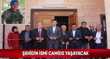 TOKİ'nin Çal'da yaptığı camiye 6 yıl önce şehit edilen uzman çavuşun adı verildi