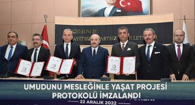 ‘Umudunu Mesleğinle Yaşat Projesi’ Protokolü İmzalandı