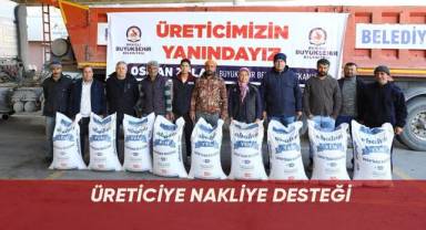 Üreticiye nakliye desteği