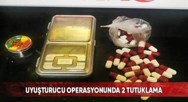 Uyuşturucu operasyonunda 2 tutuklama