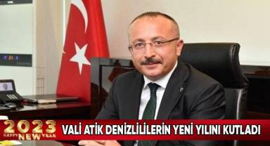 Vali Atik,yeni yıl mesajı yayınladı