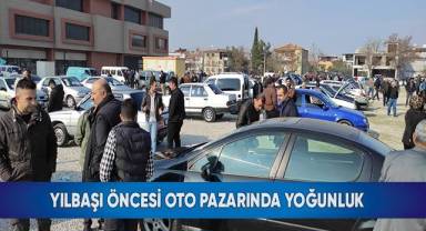 Yılbaşı öncesi oto pazarında yoğunluk