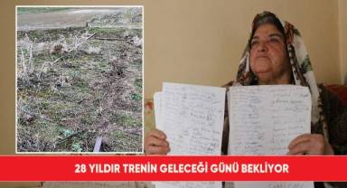 28 yıldır trenin geleceği günü bekliyor