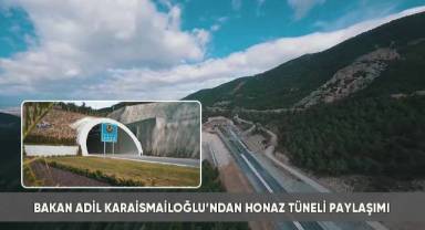 Bakan Adil Karaismailoğlu’ndan Honaz Tüneli paylaşımı