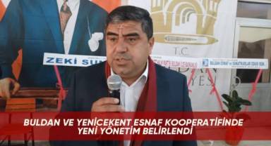 Buldan ve Yenicekent Esnaf Kooperatifinde yeni yönetim belirlendi