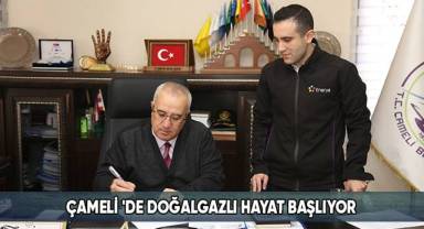 Çameli 'de Doğalgazlı Hayat Başlıyor