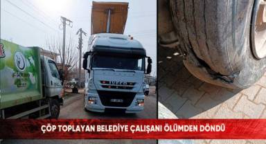 Çöp toplayan belediye çalışanı ölümden döndü