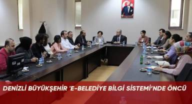 Denizli Büyükşehir 'e-Belediye Bilgi Sistemi’nde öncü