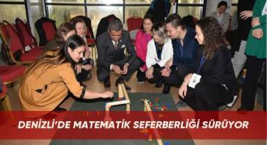Denizli’de matematik seferberliği sürüyor