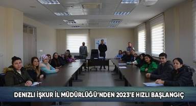 Denizli İŞKUR İl Müdürlüğü’nden 2023’e Hızlı Başlangıç