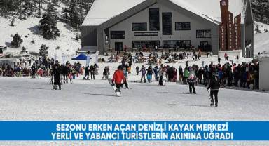 Denizli'nin beyaz gelinliği 100 bine aşkın kayak tutkununu ağırladı