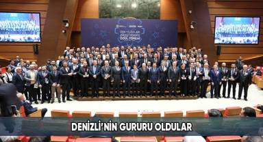 Denizli’nin gururu oldular