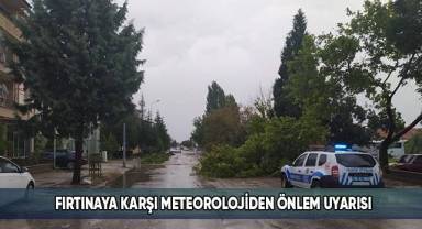 Denizli’ye fırtına uyarısı