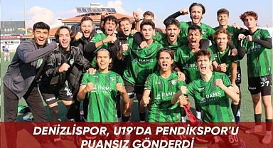 Denizlispor, U19'da Pendikspor'u puansız gönderdi