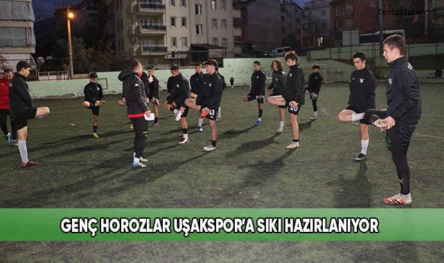 Genç horozlar Uşakspor’a sıkı hazırlanıyor