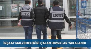 Hırsızların çaldığı malzemeler hurdalıktan çıktı