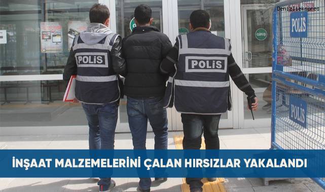 Hırsızların çaldığı malzemeler hurdalıktan çıktı
