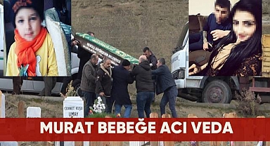 İşkence sonucu hayatını kaybeden Murat bebeğe en acı veda