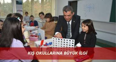 Kış okullarına büyük ilgi