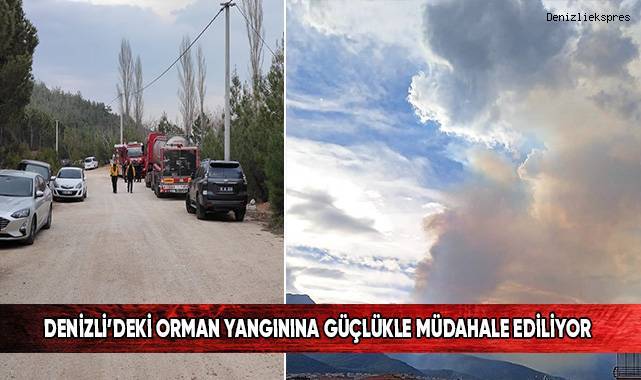 Küçük bir alanda etkili olan yangının büyümemesi için önlem alındı