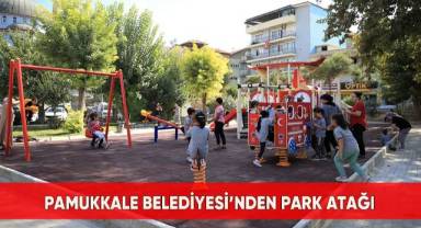 Pamukkale'de park sayısı 579'a yükseldi