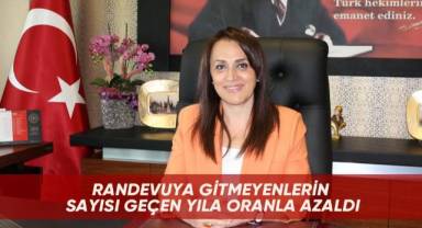Randevuya gitmeyenlerin sayısı geçen yıla oranla azaldı