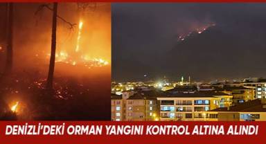 Sarp arazide devam eden yangın kısmen kontrol altına alındı