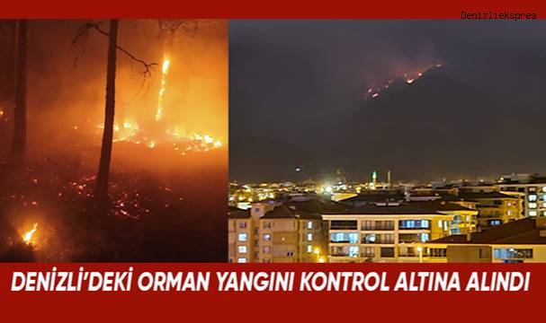 Sarp arazide devam eden yangın kısmen kontrol altına alındı