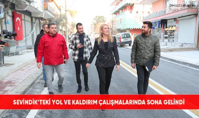 Sevindik’teki yol ve kaldırım çalışmalarında sona gelindi