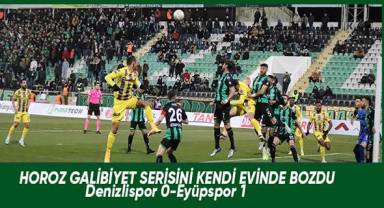 Spor Toto 1. Lig: A. Denizlispor: 0 - Eyüpspor: 1