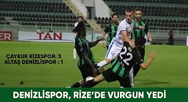 Spor Toto 1. Lig: Çaykur Rizespor: 3 - Denizlispor: 1