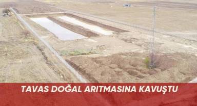 Tavas doğal arıtmasına kavuştu